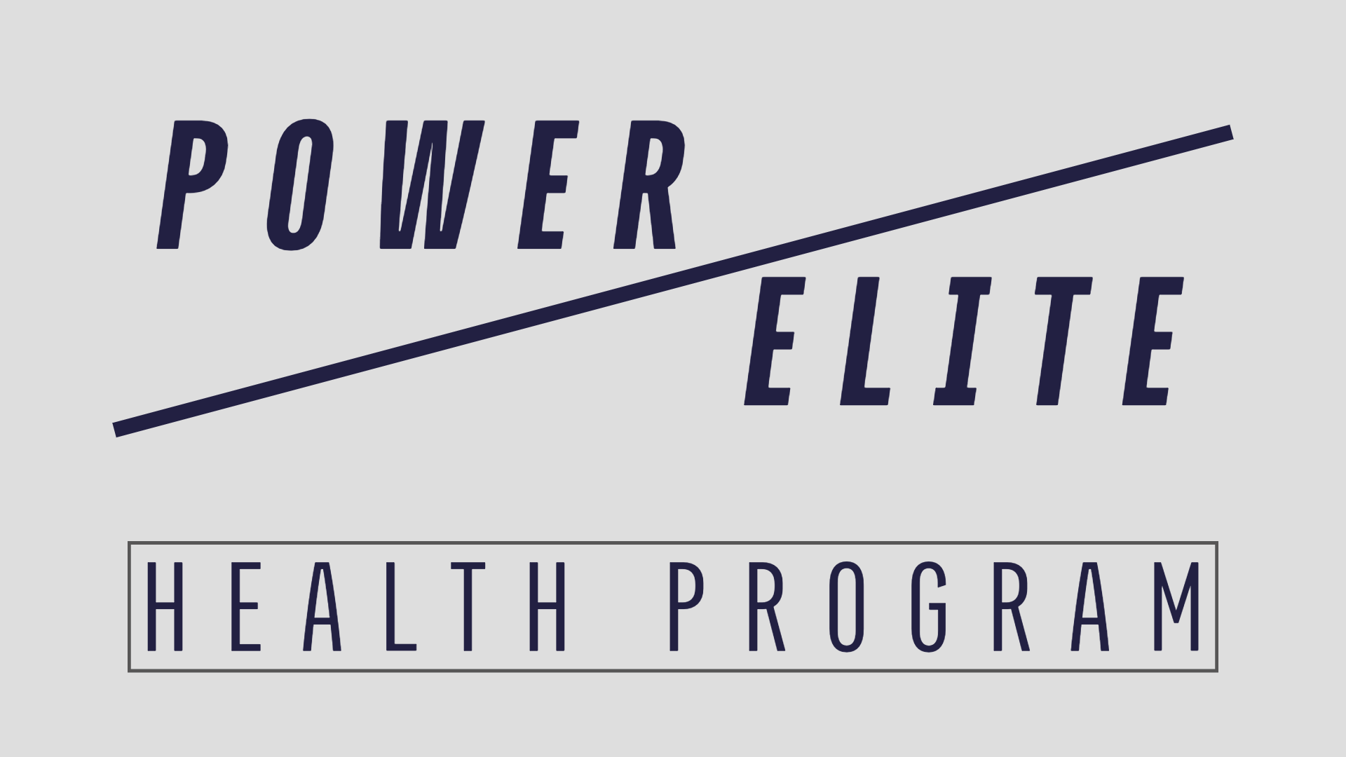 Power Elite Health Program